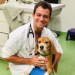 Dr. Robert Armentano with a Dog